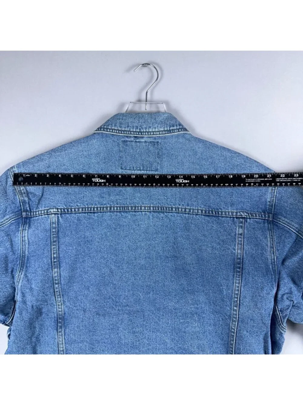 Thunder Trucker Jacket Size 2XL Blue 100% Cotton Front Pockets Button Down